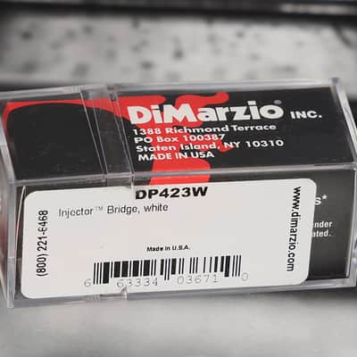 DiMarzio DP423W The Injector Single Coil Bridge Pickup - White image 2