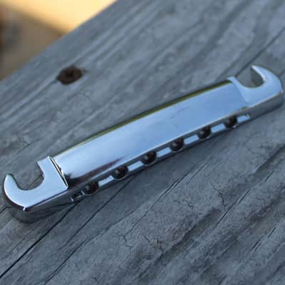 Advanced Plating Lightweight Tailpiece Chrome for Gibson Les Paul SG ES 2020's Stop Tail image 2