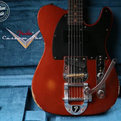2024 Fender Custom Shop LTD 60s Tele Jazzmaster Bigsby Burnt Copper Relic image 8