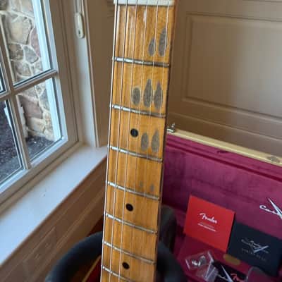 2025 Fender Custom Shop ‘55 Telecaster B5 Journeyman - Aged Natural Blonde image 5