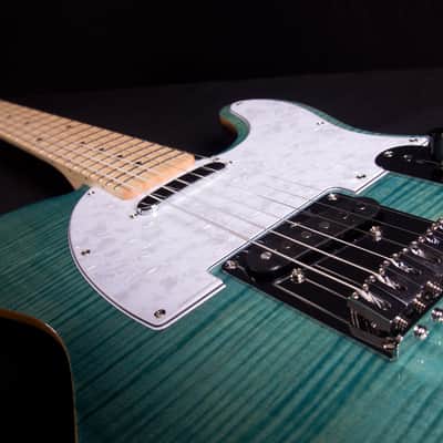 Michael Kelly 1953, Blue Jean Wash, Flame Maple Top, Alder Body, Maple Neck image 4