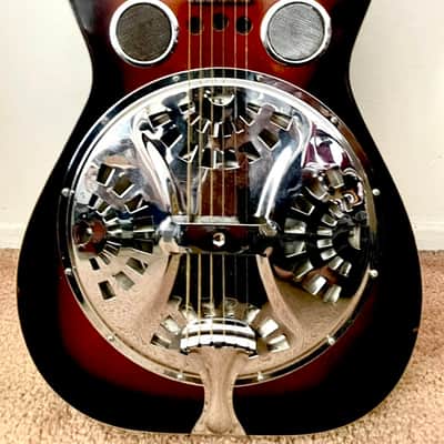 DOBRO Model 60D Round Neck 1981 ( Brown Sunburst ) with HSC image 3