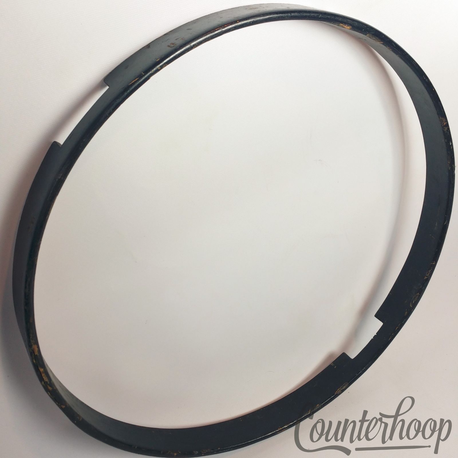 Duplex 15 3/8"3Ply Maple Wood Hoop/Rim Snare Drum Resonant 10s Over-Sized USA* — main photograph