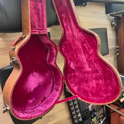 Gibson vintage 50's Lufton case for ES-150, J-200. ES-300,ES-175 case 1950s - brown image 9