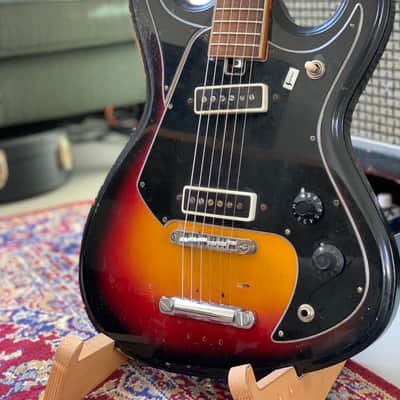 Teisco Mosrite/ Univox/Burns 1960's Made in Japan 1960s Sunburst image 3