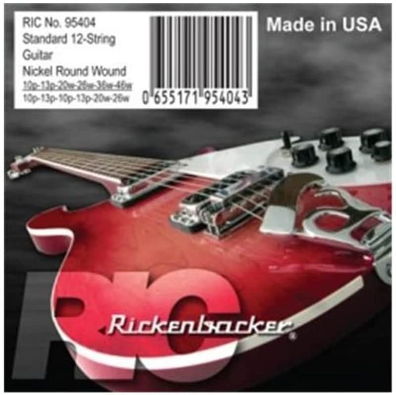 Rickenbacker Compressed Round Wound 12 String Guitar Strings image 1