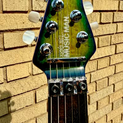 Ernie Ball Music Man Luke 4 BFR HSS 2025 - Green Tide image 3