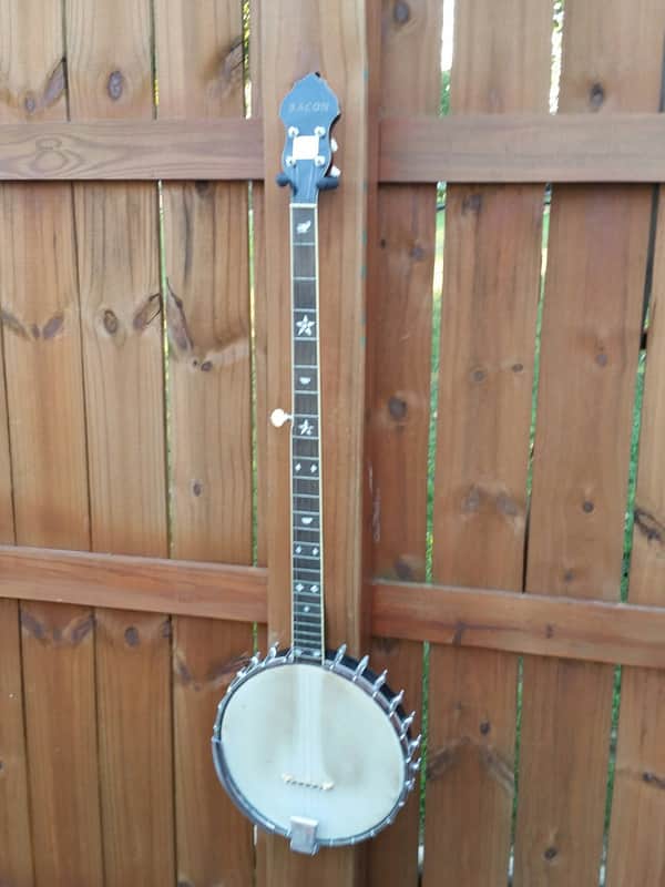 1960's Gretsch Made Bacon 5 String Longneck Folk Banjo Pete Seeger image 1