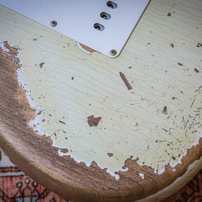 FENDER USA Custom Shop '56 Reissue Stratocaster Ltd Super Hvy Relic "Ivory" (2023) image 23