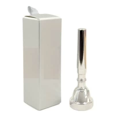 Trumpet Mouthpiece for Bach Standard Size Silver Plated image 2