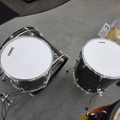Ludwig Classic Maple 3-piece Shell Pack 12/16/22 2010 - Psychedelic Red Glass image 10
