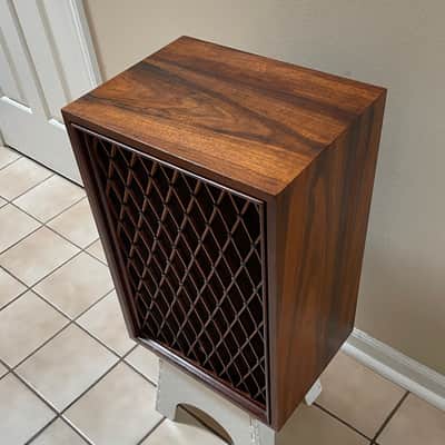 Pair of PIONEER CS-55 Floor Speakers in Walnut, 1960s image 8