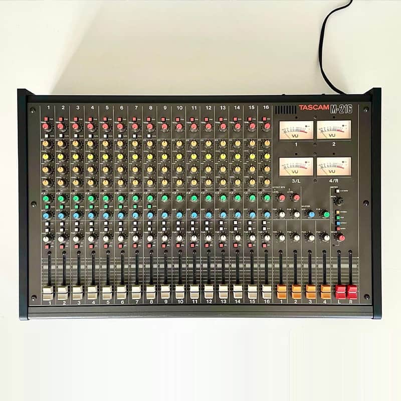 TASCAM M-216 16 channel analog mixer image 1