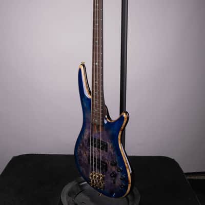Ibanez SR2600 Premium Bass - Cerulean Blue Burst with Panga Panga Fingerboard image 5