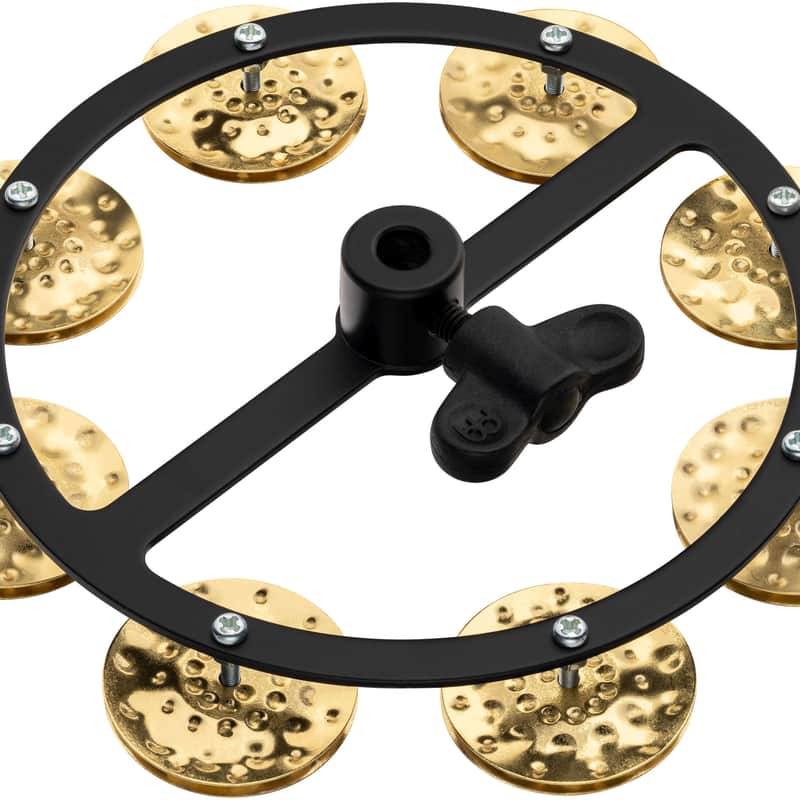Photos - Percussion Meinl Hi-hat Tambourine, 1 Row Black 2016