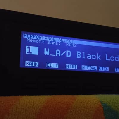 New black display for Korg Wavestation A/D image 4