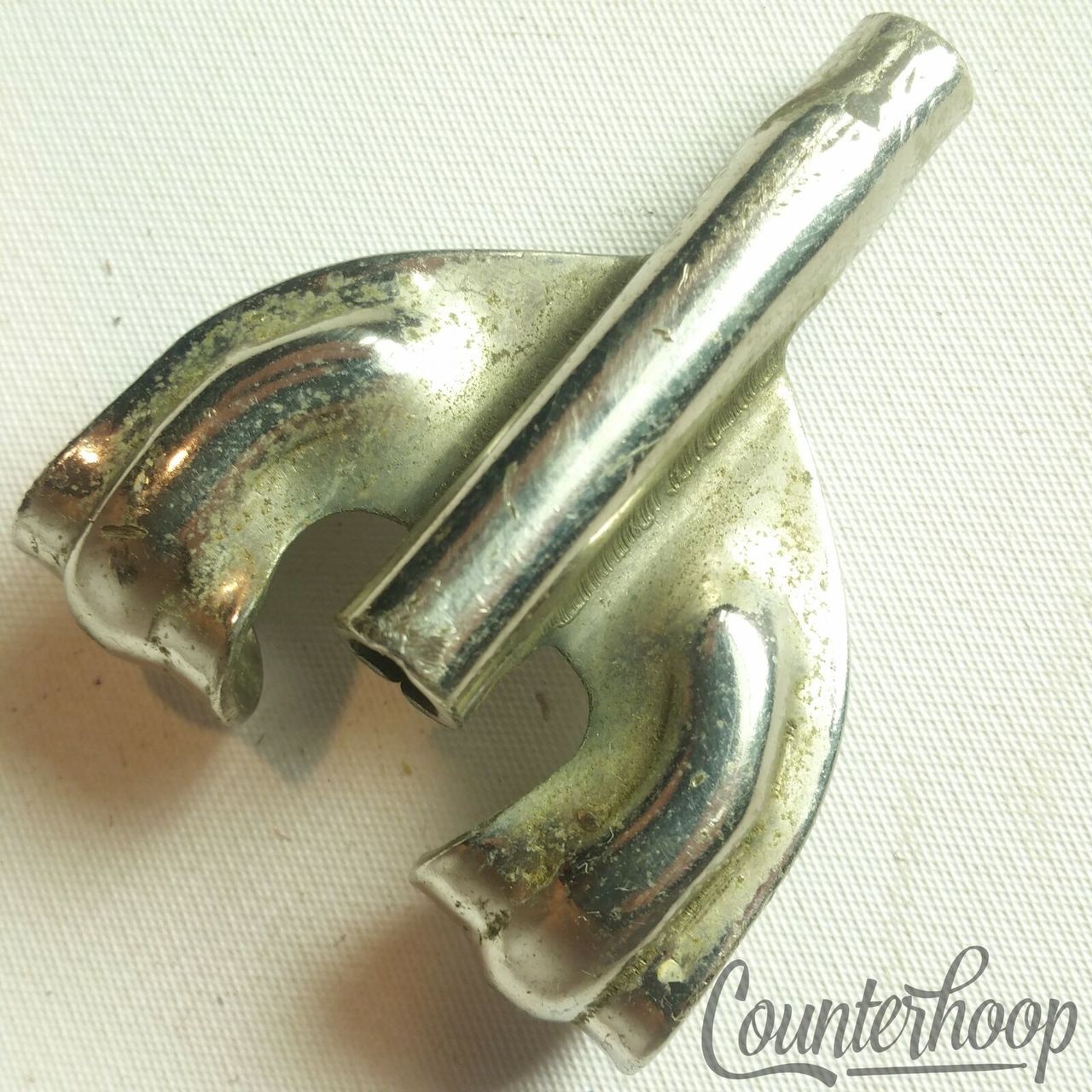 Slingerland Bass/Snare Drum Threaded Single-Tension-Rod-Claw Nickel 40s-50s USA — main photograph