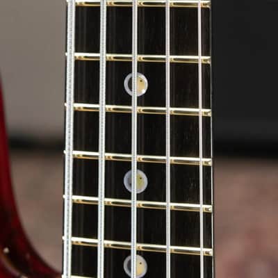Warwick Limited Edition Masterbuilt Streamer Stage II NT 5-String Bass - Bleached Honey Sunset Burst in Natural Transparent High Polish with Gig Bag image 11