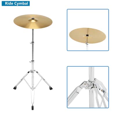 🎸5 Piece Full Size Acoustic Drum Kit with Snare, Cymbal, and Throne🎸 image 6