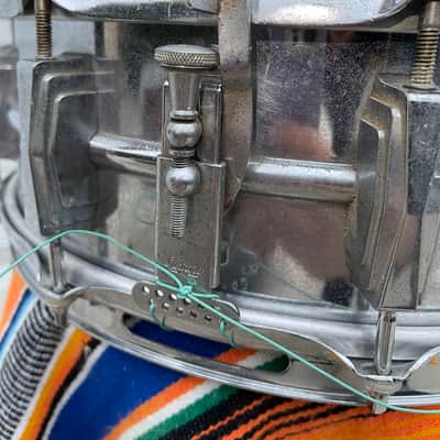 1965 Ludwig LM400 Supraphonic 5x14" 10-Lug Aluminum Snare Drum Chrome-Plated image 7