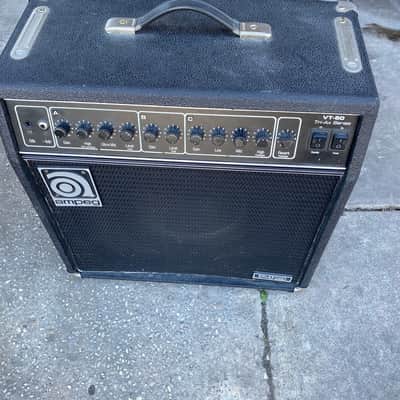 Ampeg VT-60 3-Channel 60-Watt 1x12" Guitar Combo 1989 - 1991 - Black Tube Amp image 1