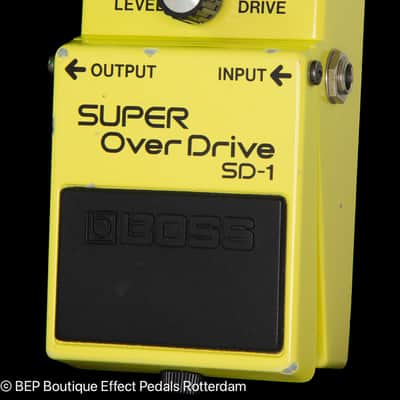 Boss SD-1 SUPER Overdrive 1985 s/n 561800 Japan as used by The Edge of U2 image 5