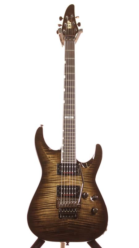 Esp Horizon Ctm Original Series Flamed Maple Black Fog Electric Guitar image 1