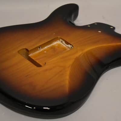 2021 Fender American Ultra Stratocaster Body 2-Tone Sunburst image 9