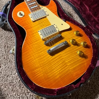 Gibson 2001 Custom Shop Class 5 Les Paul - Tangerine Burst image 9