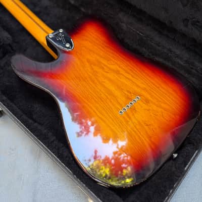 2011 Fender American Vintage '72 Telecaster Custom Maple Fingerboard 3-Tone Sunburst image 11