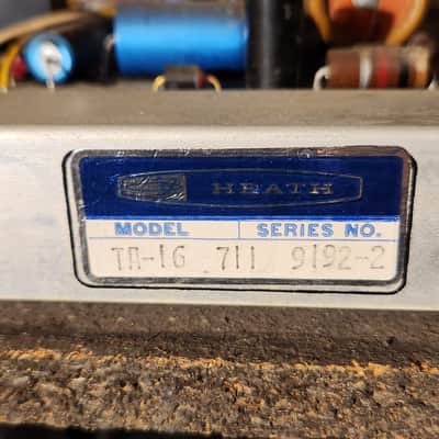 Vintage 1960s Heath TA-16 Solid State Guitar Amplifier image 18