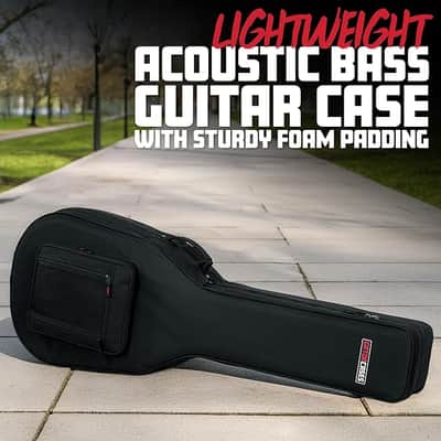 Gator Lightweight Polyfoam Acoustic Bass Guitar Case Gig Bag image 5