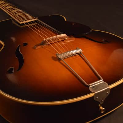 Vintage 1950's Harmony H-1311 Cremona Archtop Guitar with Venetian Cutaway - w/ OSS Case image 6