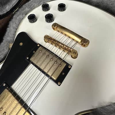 Used Epiphone Les Paul Custom Electric Guitar - Alpine White Vintage 2007 w/ Hard Case image 5