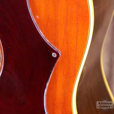 Gibson 1969 J-160E Cherry Sunburst image 8