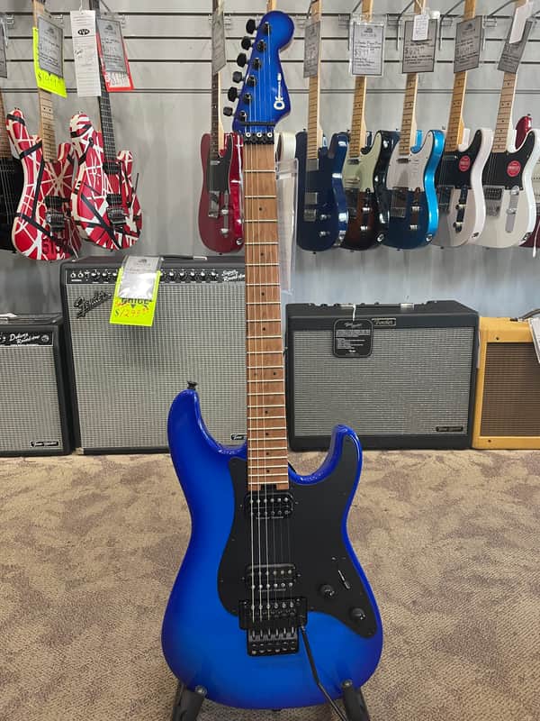 Charvel Pro-Mod Plus So-Cal Style 1 HH FR CM 2025 - Blue Burst image 1