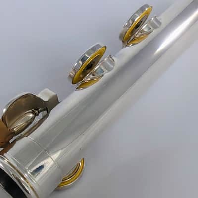 Yamaha flute YFL-514 MINT condition EC cut solid silver headjoint image 6