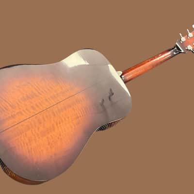 Ibanez PF20TV Dreadnought Acoustic Guitar 1991 Made in Korea Sunburst image 9