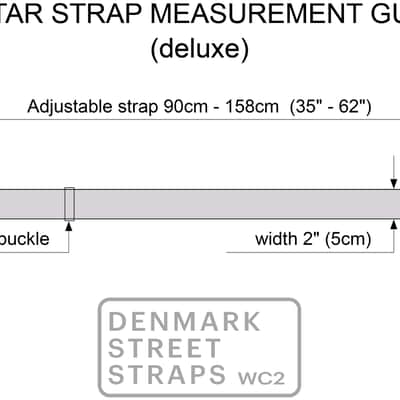 Denmark Street Straps Deluxe Guitar Strap - English Country Garden image 6
