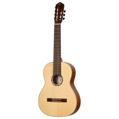 Ortega R133-7 Pro Solid Spruce Top Nato Neck Nylon 7-String Classical Acoustic Guitar w/Gig Bag image 6