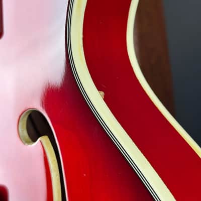 Vintage 1971 Epiphone 5120E Red w/non original case TSU25055 image 5