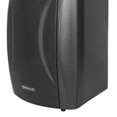 Rockville BLUAMP 150 Stereo Bluetooth Amplifier Receiver+2) Black Patio Speakers image 21