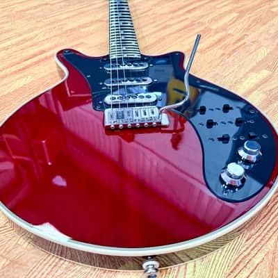 ⚡️2003⚡️ Burns London Brian May Signature Red Special~ Cherry Red Korean Made! image 5