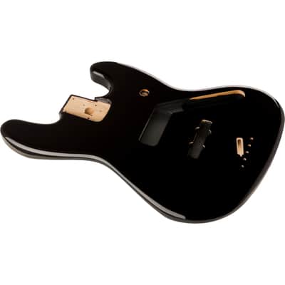 Genuine Fender Standard Series Jazz Bass Alder Body, Black image 2