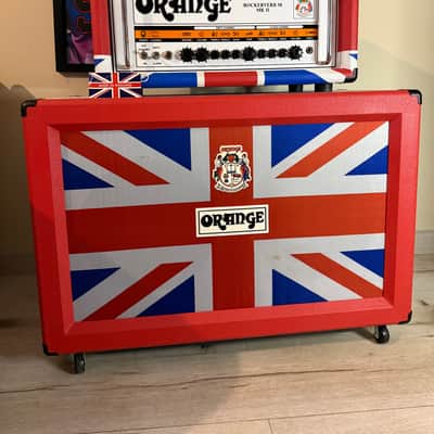 Orange Limited Edition Union Jack Rockerverb 50 MKII / 2x12 Cab Set image 11
