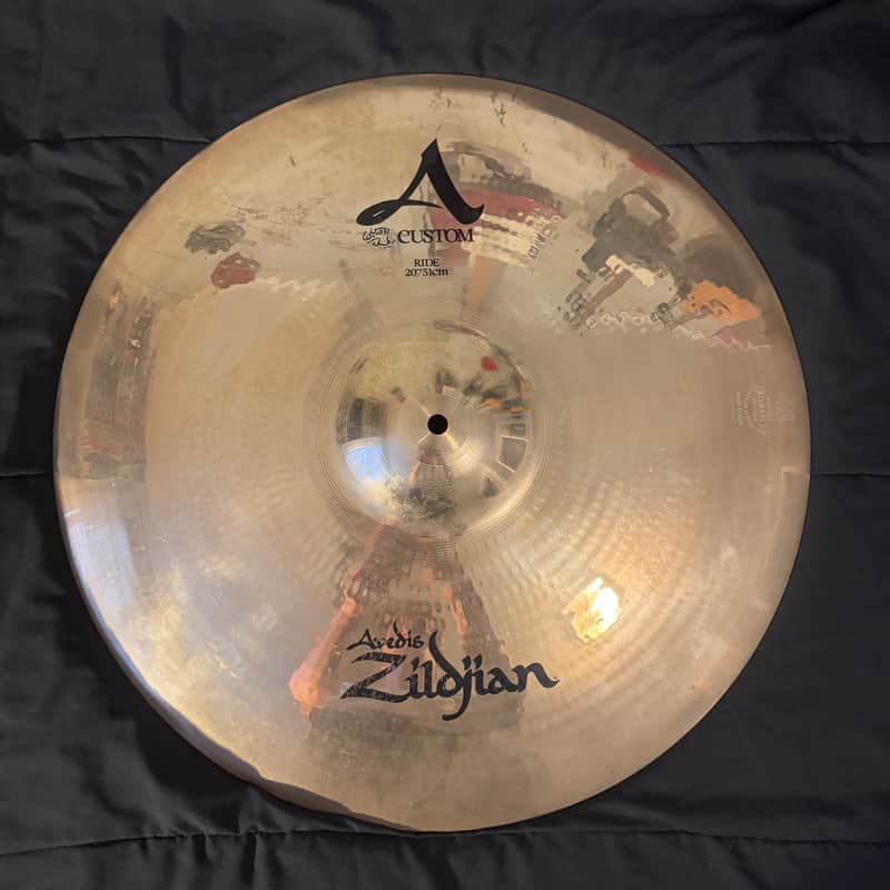 Zildjian 20" A Custom Ride Cymbal 1991 - Present - Brilliant image 1