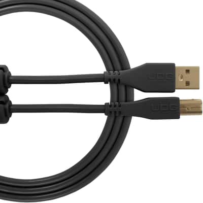 Cable USB 2.0 (A-B) - High-speed Audio Optimized USB 2.0 A-Male to B-Male cable, Black, 2M image 1