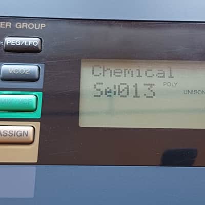 Yamaha AN1x Virtual Analog Synthesizer 1997 - Blue image 3