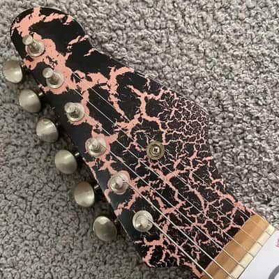 Custom Finish Electric Guitar SSS, Purple Black Basswood Body, Maple Neck, 22 Frets Fretboard image 9