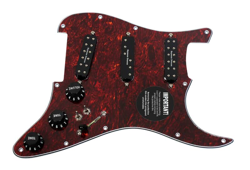 920D Custom Shop 24-10-13-2T Seymour Duncan Everything Axe Loaded Strat Pickguard w/ 2 Toggles image 1